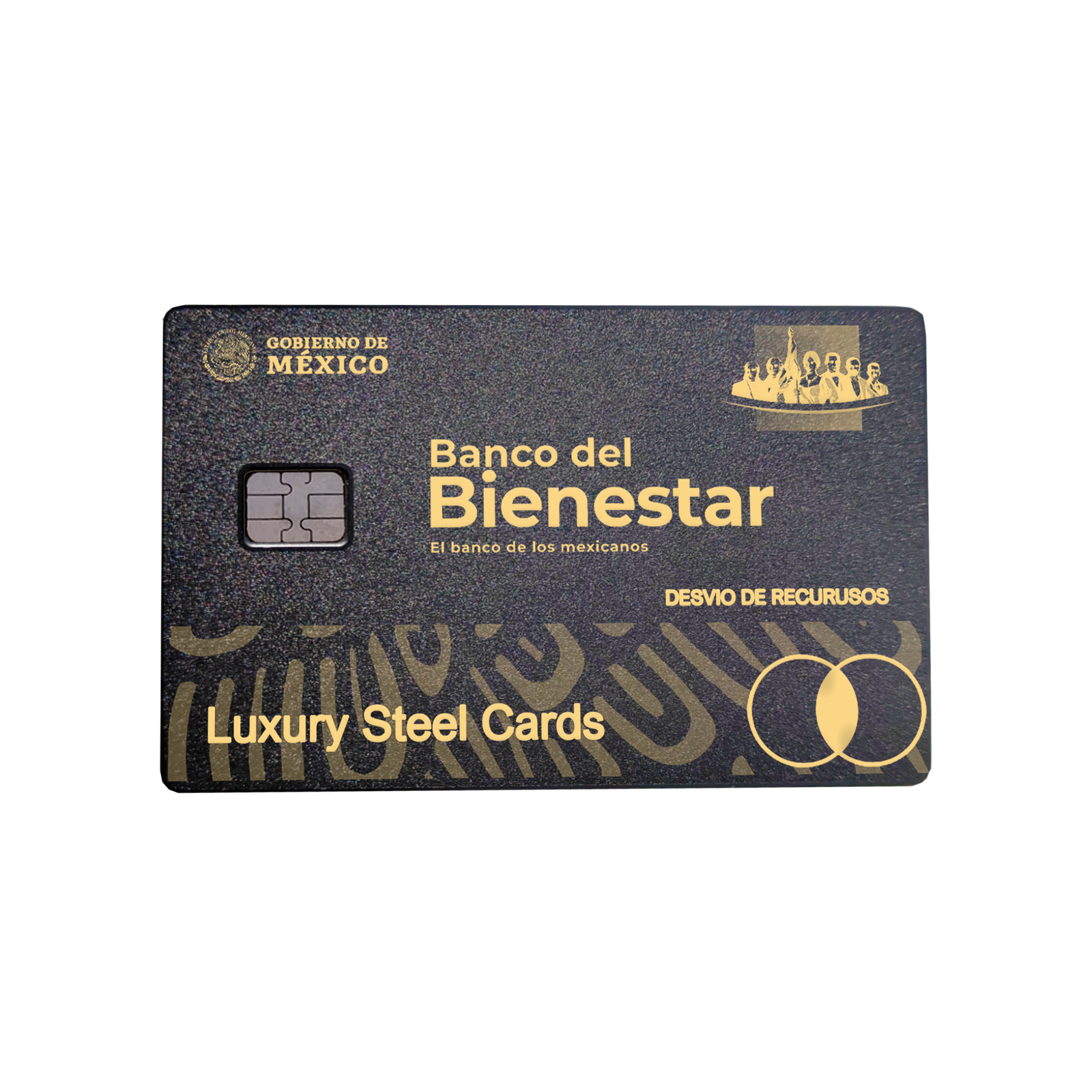 Tarjeta Metálica Del Bienestar